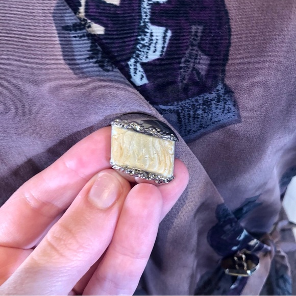 Vintage 1980s/90s Abstract Print Handmade Skirt Set - Picture 7 of 13